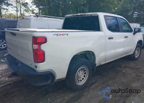 2021 Chevrolet Silverado 1500 4Wd Short Bed Wt z USA, uszkodzony, nr VIN 1GCUYAEF1MZ383851